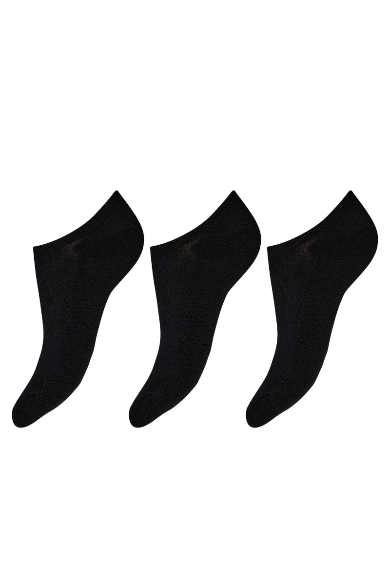 Hype The Detail - Sneaker 3-Pack 21500-65 - 1100 - Slate Black