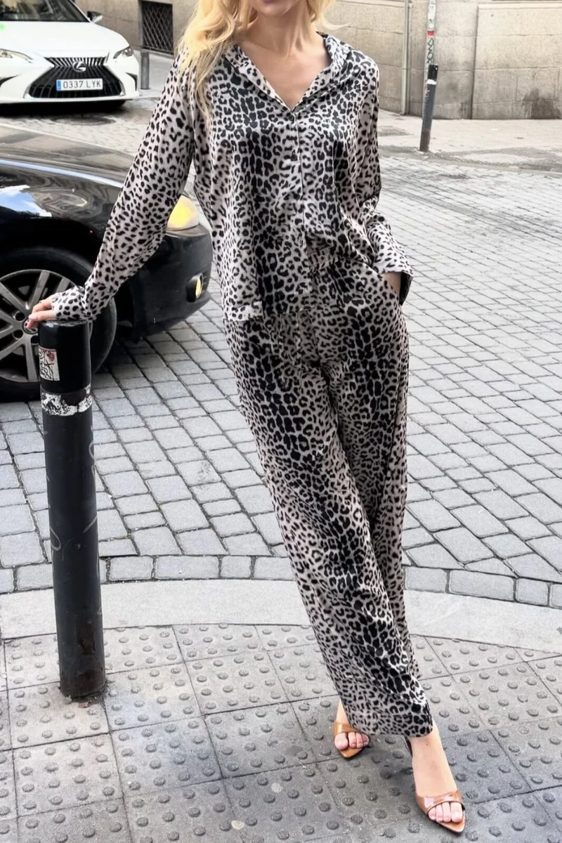 Karmamia - Lou Pants 2122 - Nude Leopard