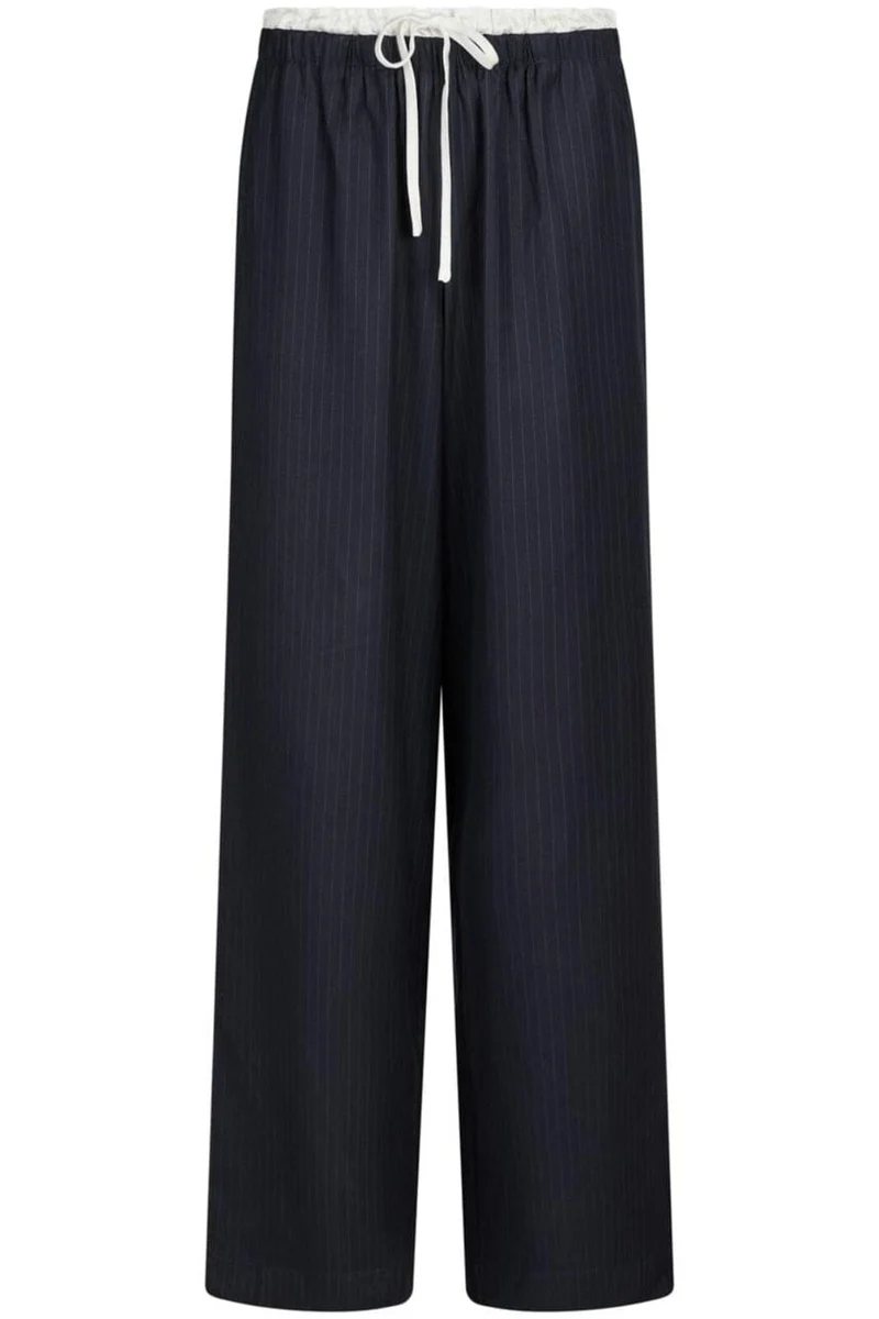 Neo Noir - Julius Pinstripe Pants 164718 - 141 - Navy