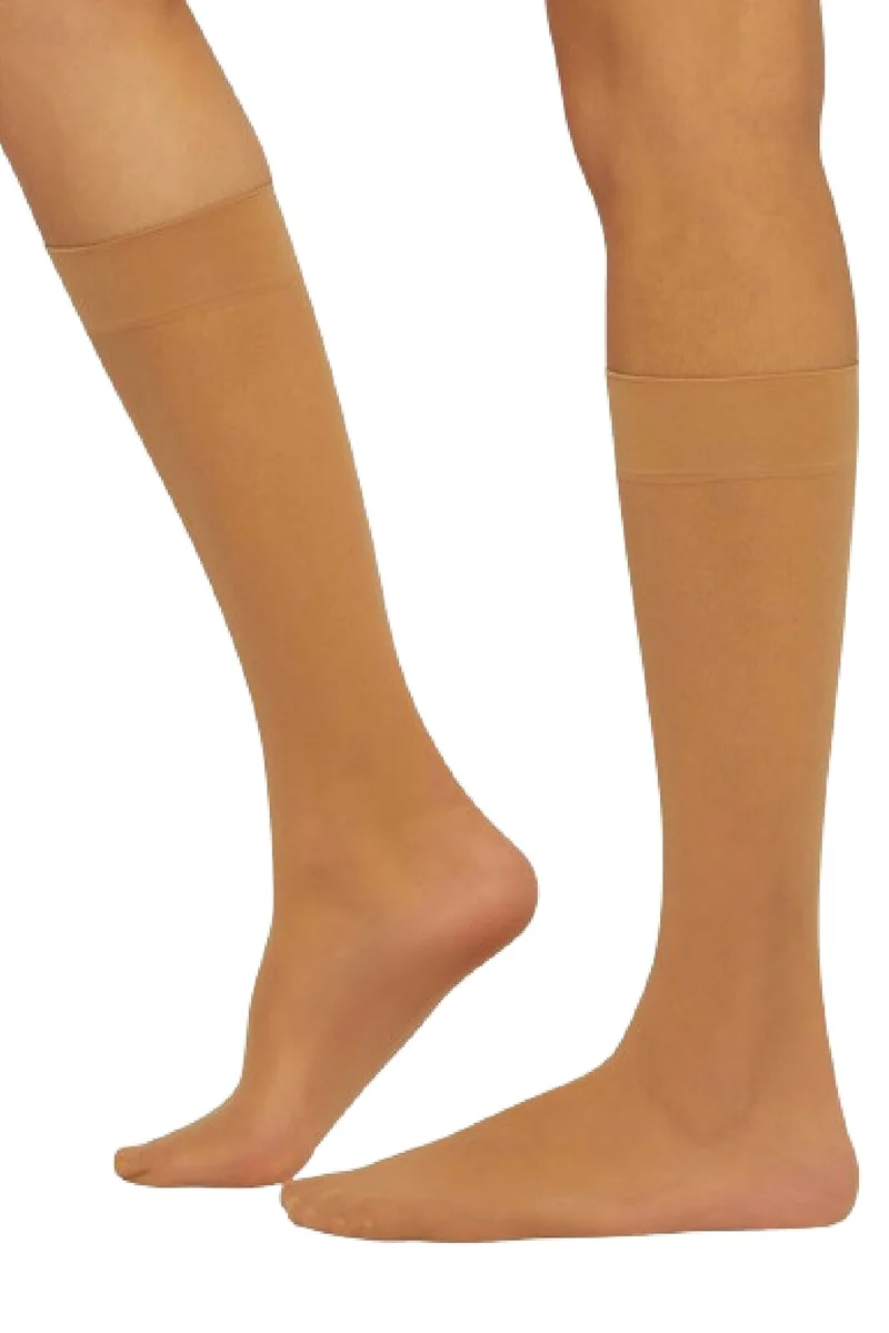 Wolford - Individual 10 Knee Highs - Gobi