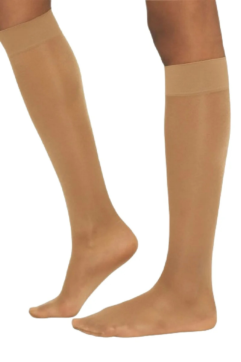 Wolford - Satin Touch 20 Knee Highs - Gobi
