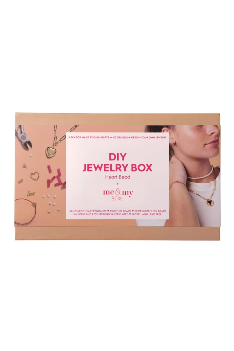 Me & My box - Heart Bead - Box No 24 - Lyserød