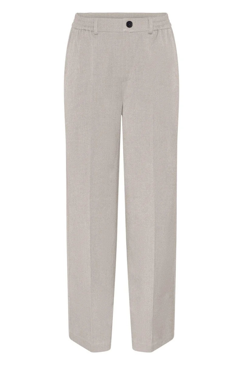 Pieces - Pccamil Wide Pant - 4476293 Silver Gray