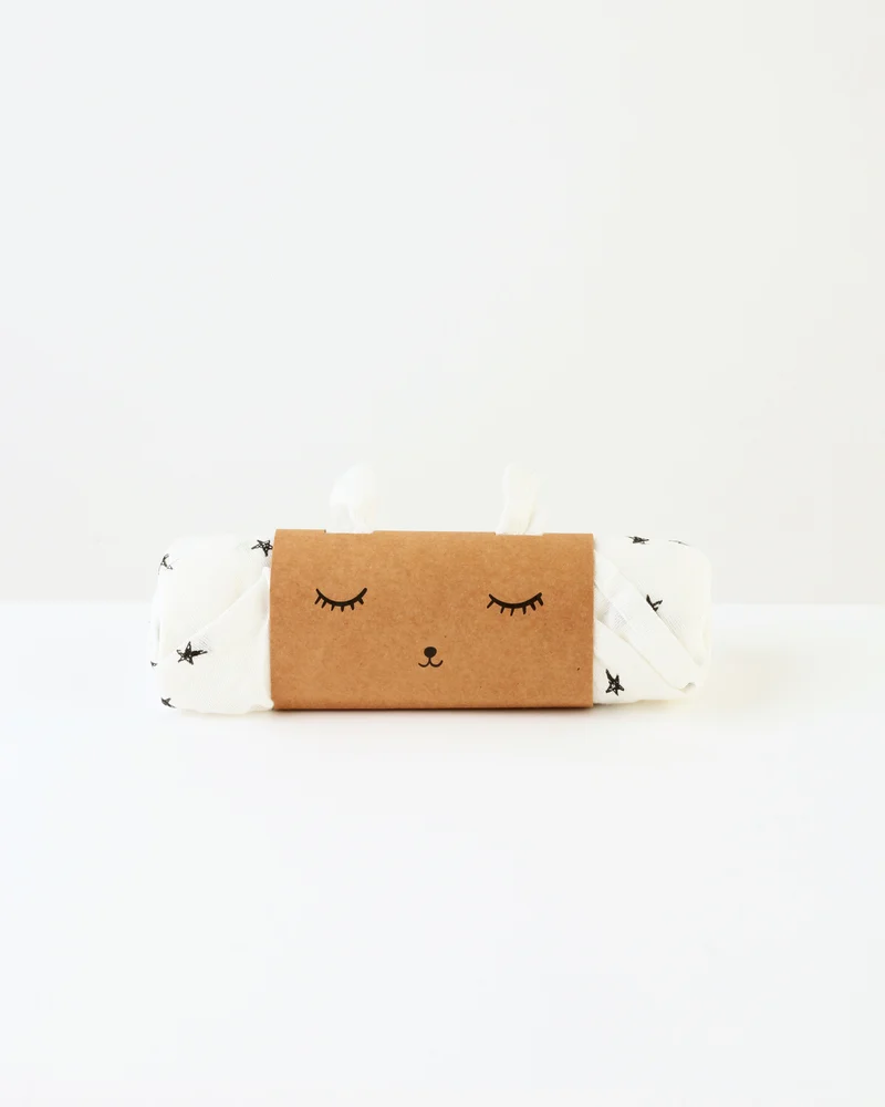 Organic Muslin Swaddle - Stars