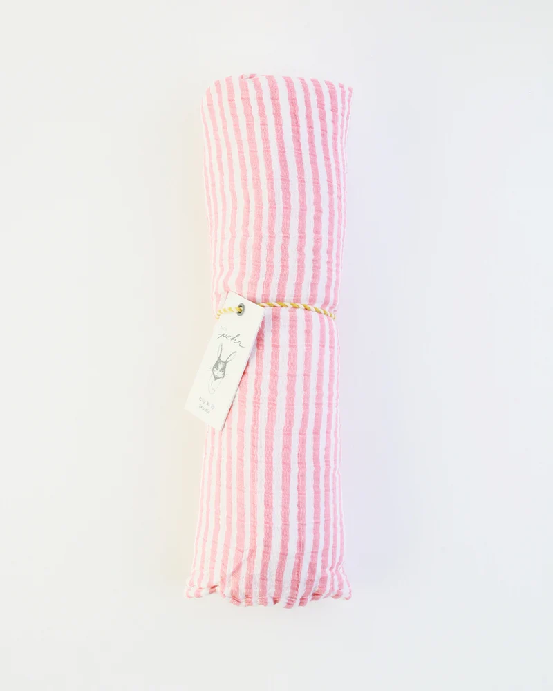Pink Stripe Swaddle