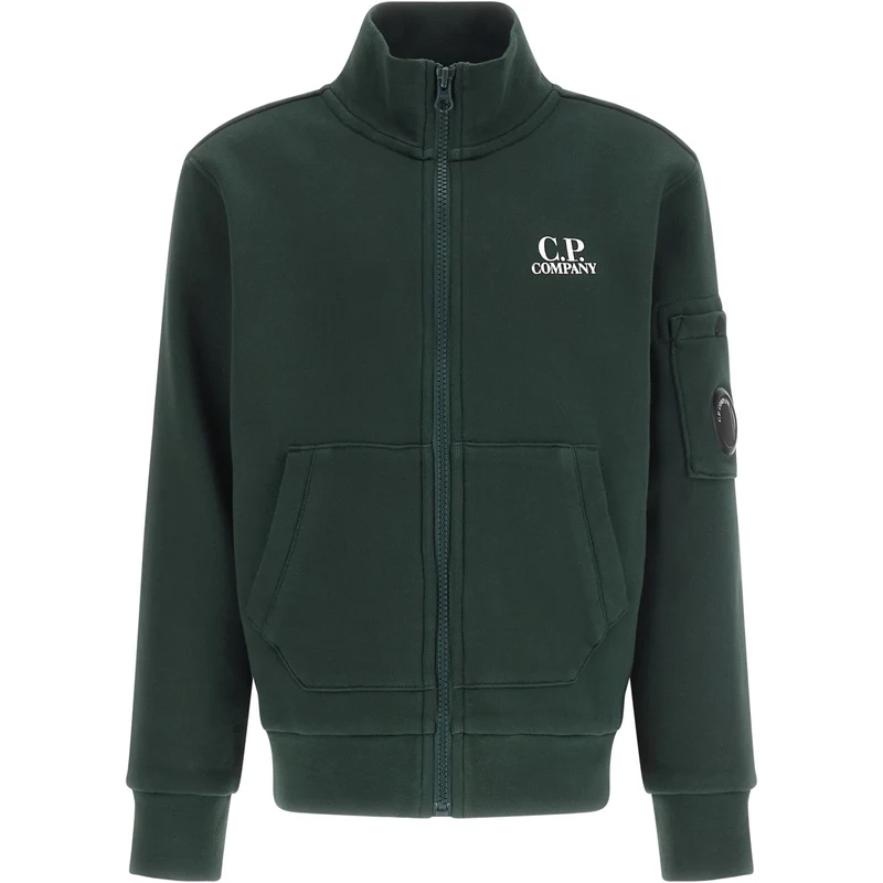 C.P. Company Black Zipped Collegegenser