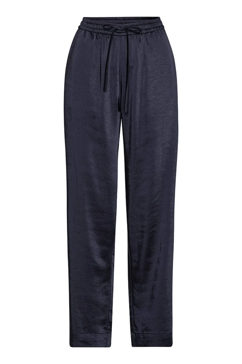 Karmamia - Garcia Pants - Navy Rich Satin