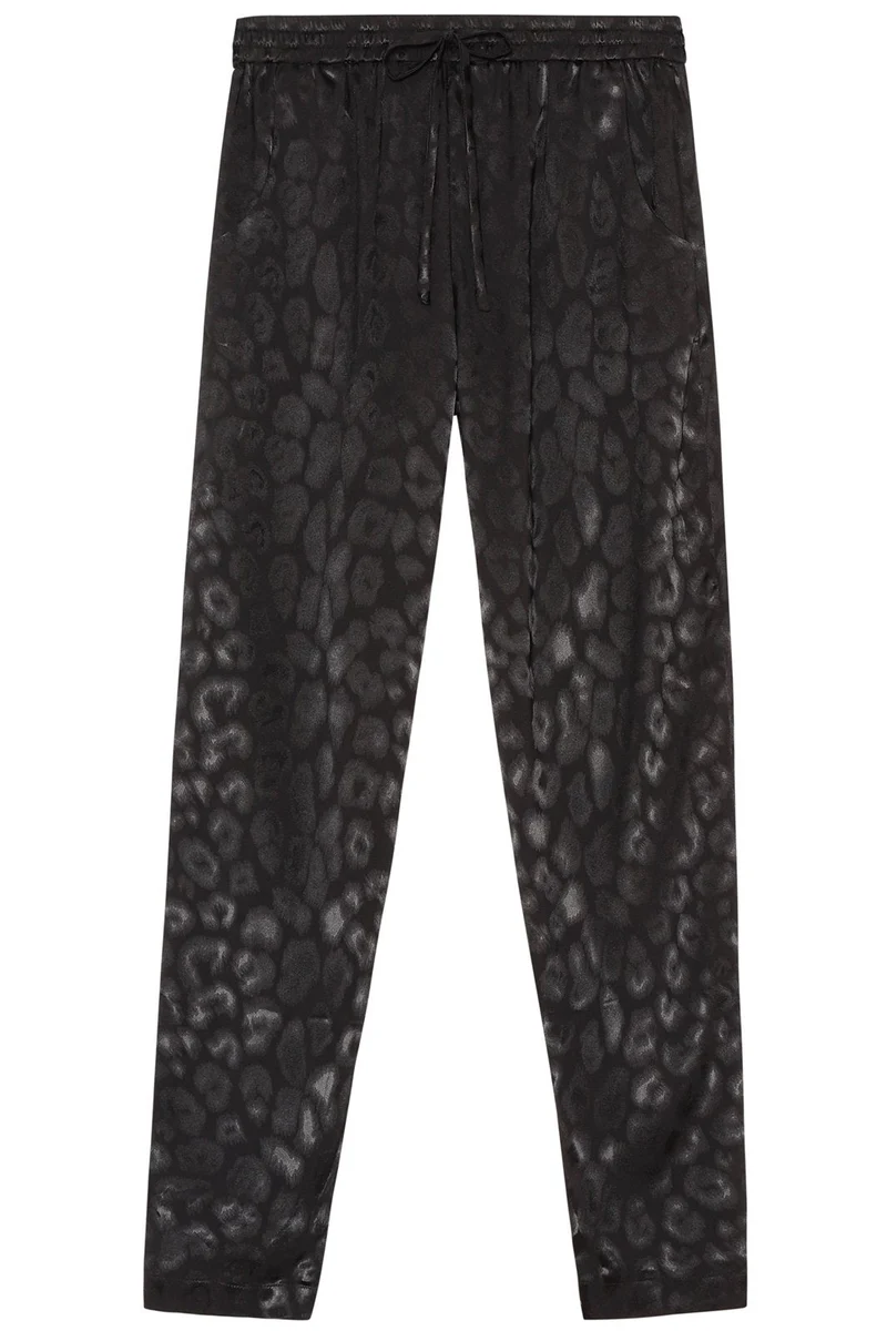 Karmamia - Cora Pants - Black Leo Jacquard