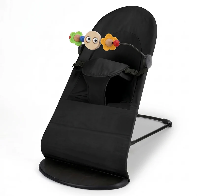 Twinky Ergonomic Rocking Chair - Black