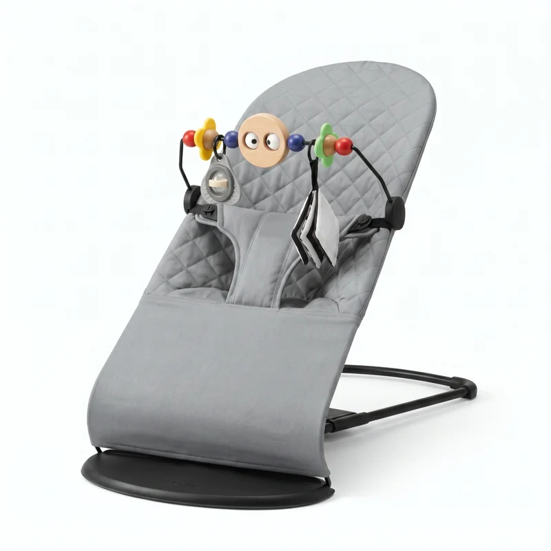 Twinky Ergonomic Rocking Chair - Grey