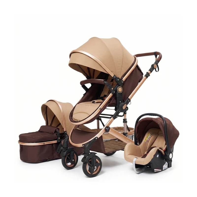 Twinky All-in-1 Stroller Set - Brown