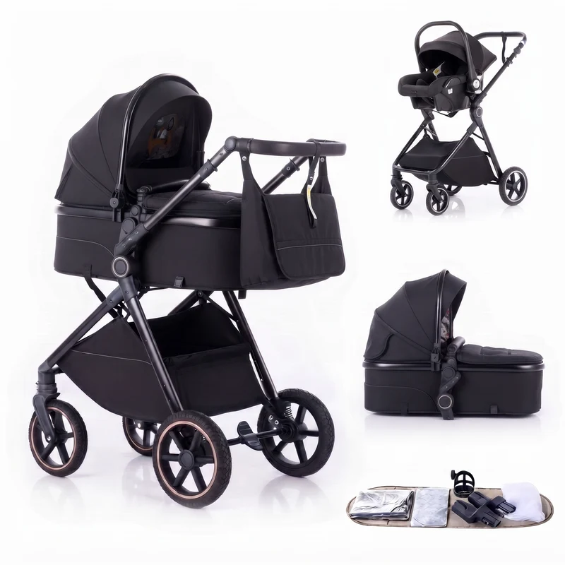 Twinky 4-in-1 Stroller - Black