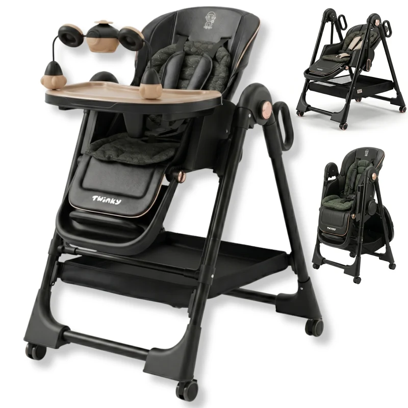 Twinky High Chair EXPLORE - Black