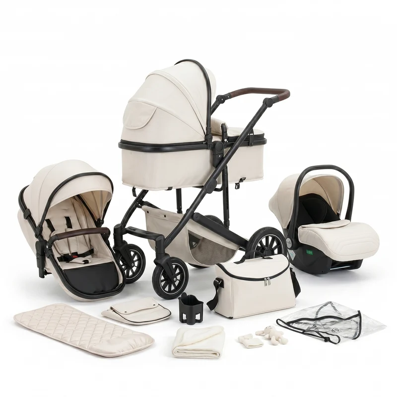 Twinky 4-in-1 Stroller - Beige