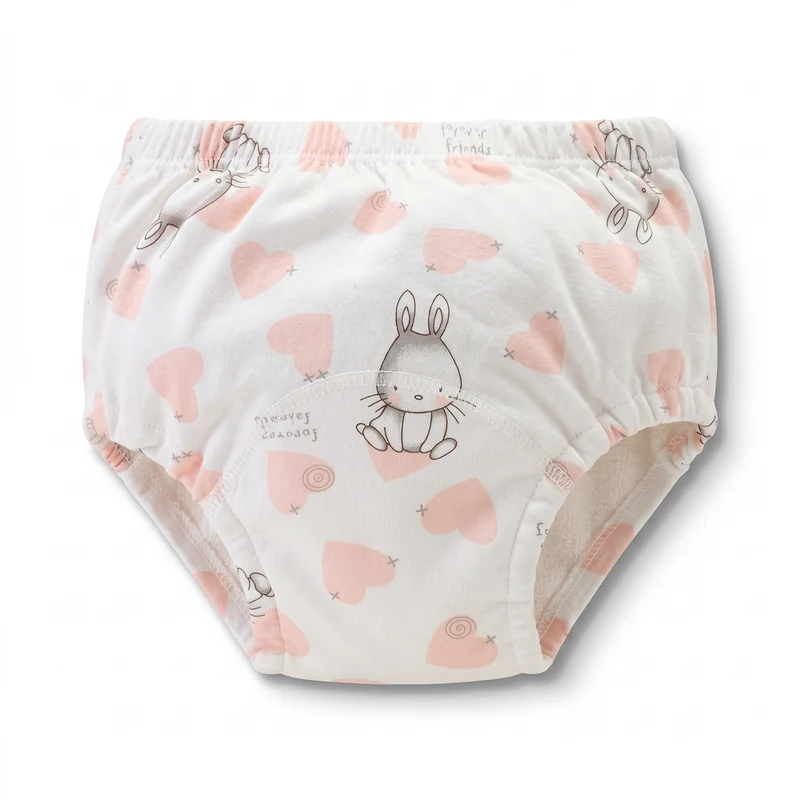 Twinky Comfysnuggs - Washable Diapers - Soft Potty Training Underwear - Bunnies
