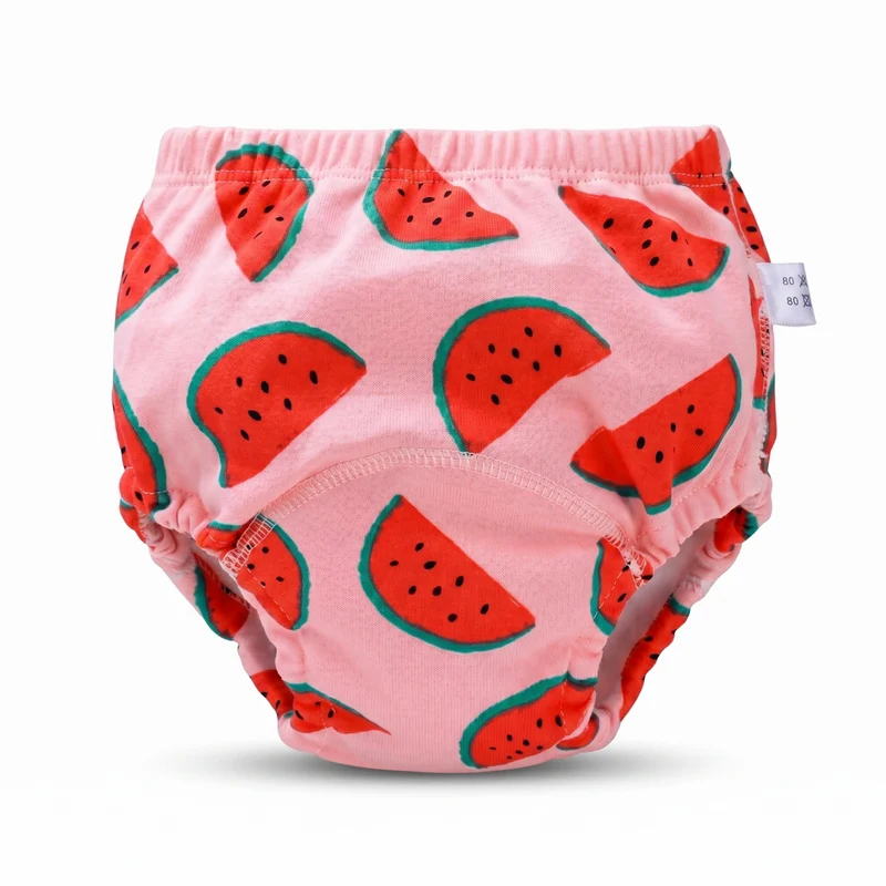 Twinky Comfysnuggs - Washable Diapers - Soft Potty Training Underwear - Watermelon