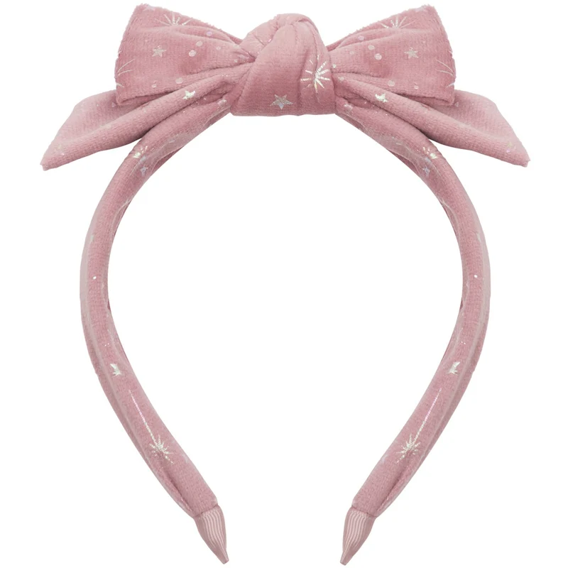 Mimi & Lula Hårbøjle - Velvet Starry Edie Bow