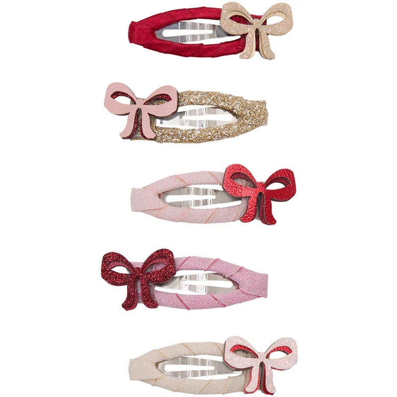 Mimi & Lula 5 Hårspenner - Mini Cutesy Bow