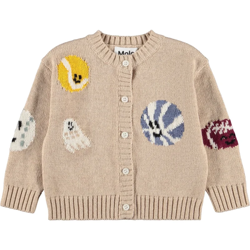 Molo Fuzz Ball Sandy Breeze Cardigan