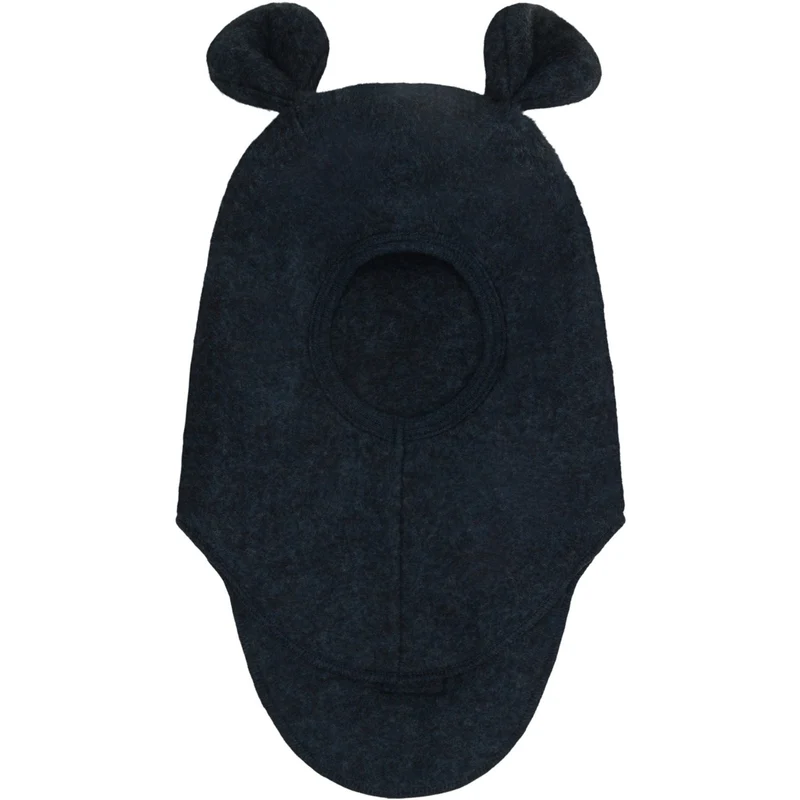 Huttelihut Navy Melange Elefantlue Ears Ull Fleece