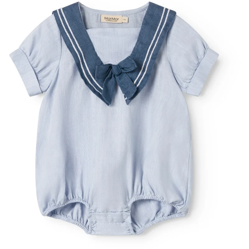 MarMar Linen Blue Mist Raki Romper