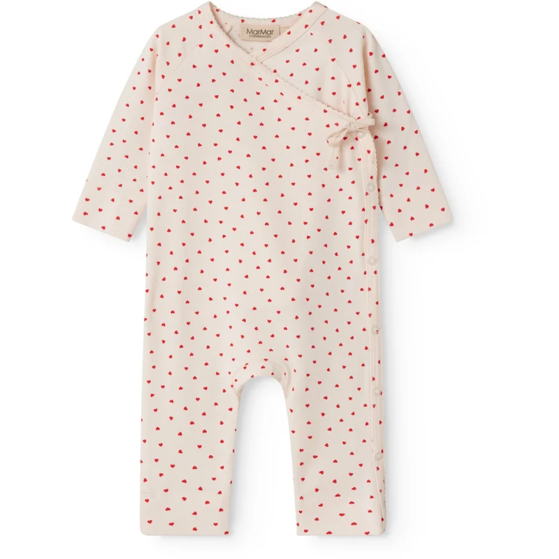 MarMar Newborn Modal Smooth Print Happy Hearts Rula Heldrakt
