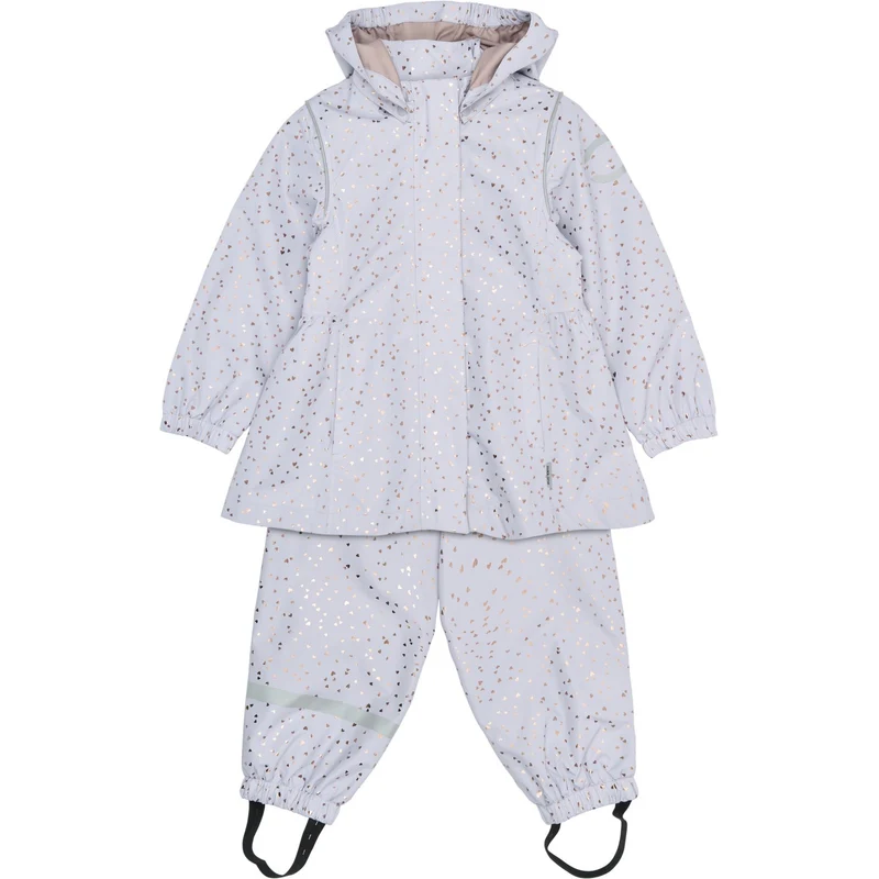 Mikk-Line Heart Sprinkle Foil AOP Shell Sett