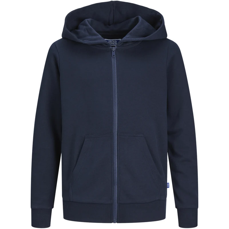 Jack & Jones Navy Blazer Jjebradley Sweat Zip Hette Noos Jnr