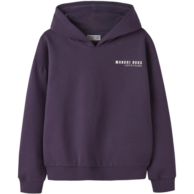 Name It Navy Cosmos Nkfoda Ls Rlx Swe Bru Wh Bf