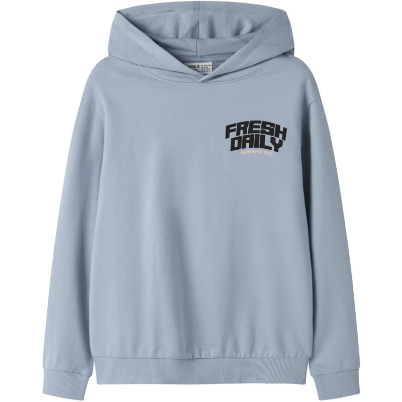 Name It Ashley Blue Nkmkasper Ls Nreg Sweat Wh Unb
