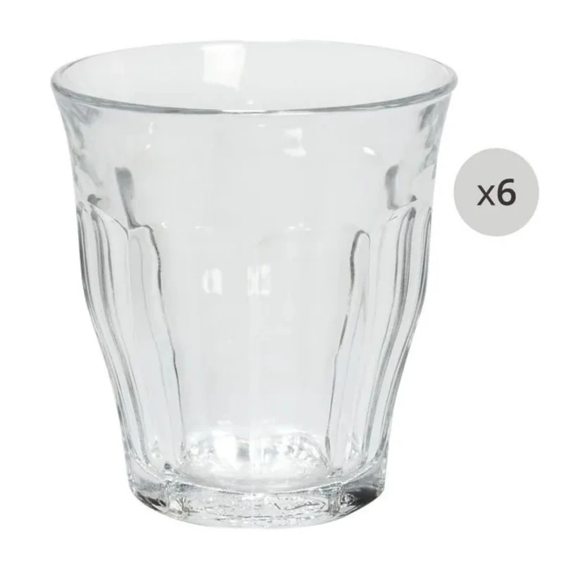Gløs úr herdaðum glasi, 160 ml, 6 stk