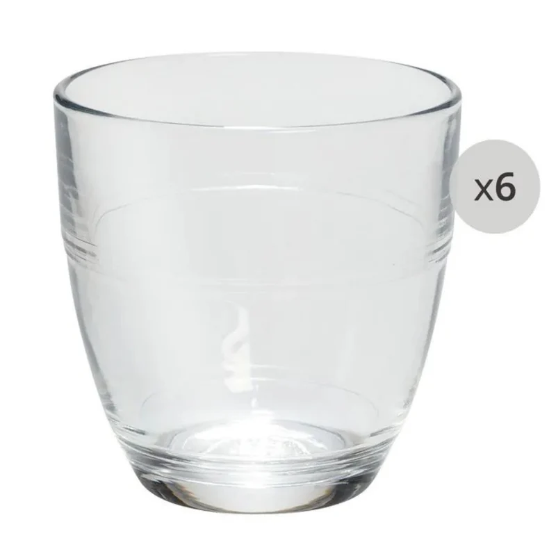 Gløs úr herdaðum glasi, 90 ml, 6 stk