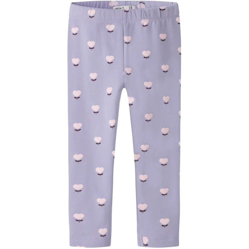 Name It Lavender Icing Nmfolini Swe Leggings Bru Pb