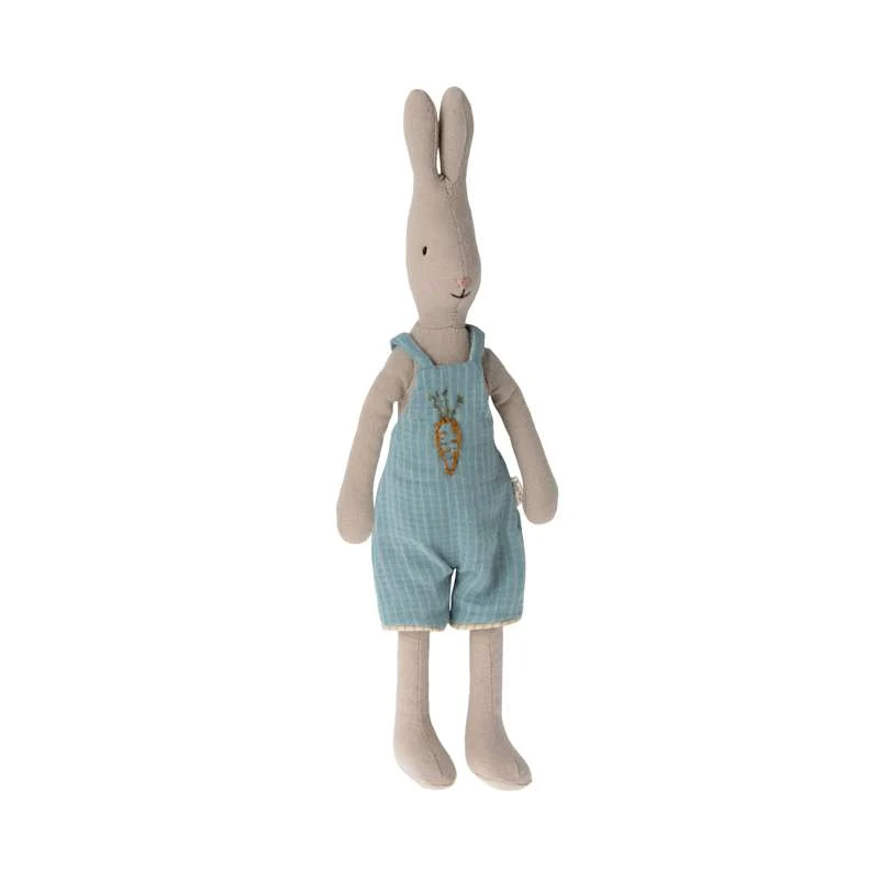 Maileg Rabbit - sz. 2 - Light - Overalls