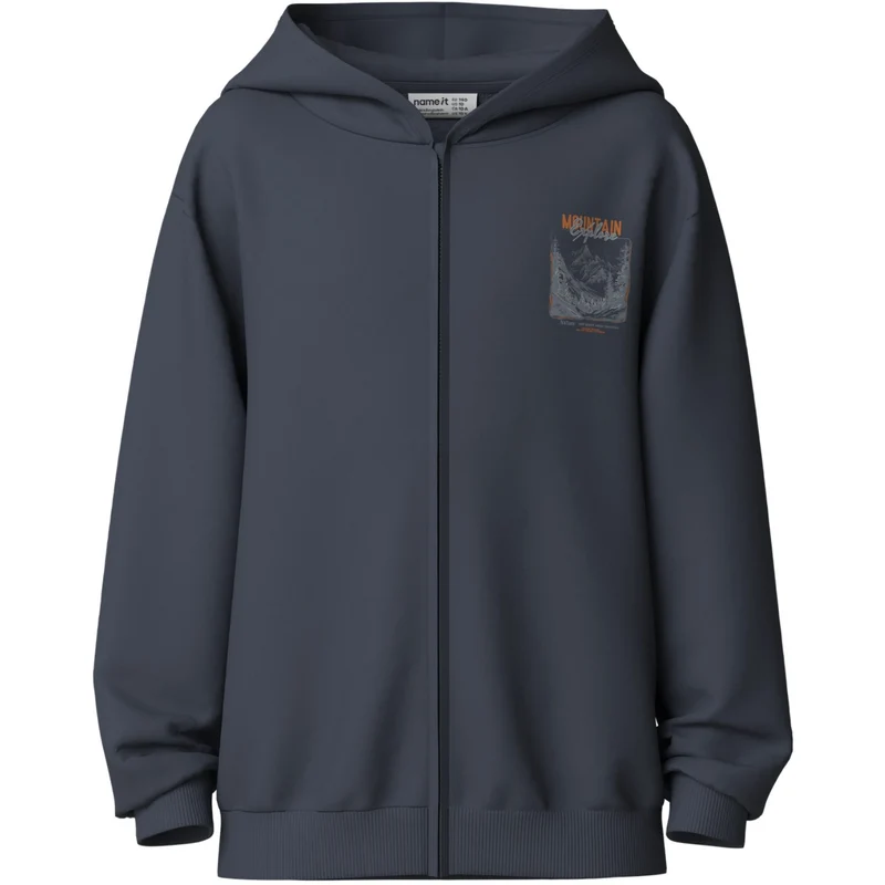 Name It Ombre Blue Mountain Nkmvoltinus Nreg Sweat Card Wh Bru