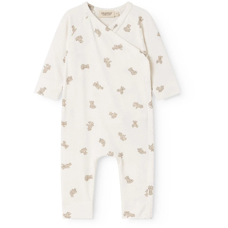 MarMar Modal Smooth Print Teddybears Rulo Heldrakt
