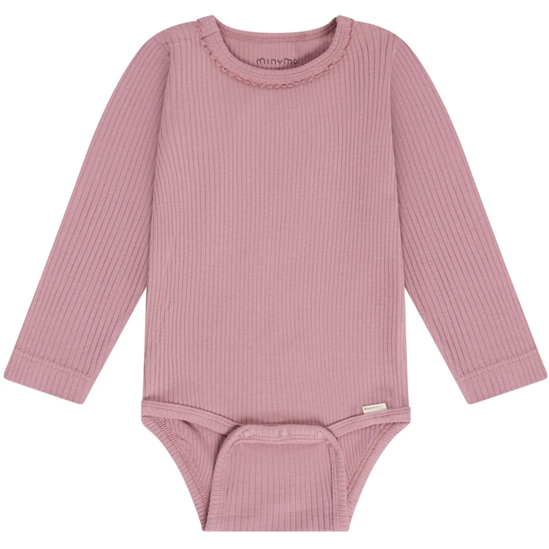 Minymo Nostalgia Rose Body Ls Rib