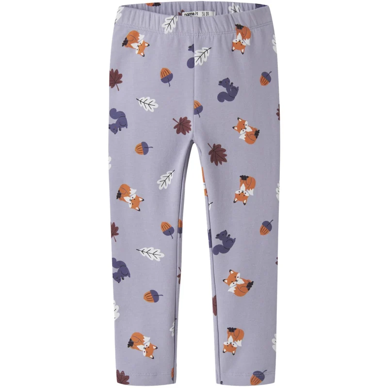 Name It Heirloom Lilac Forest Nmfdavina Aop Swe Leggings Bru