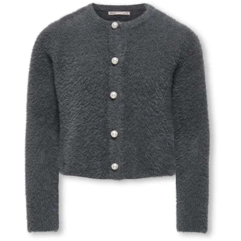 kids ONLY Blackened Pearl Kogpiumo Petra Pearl O-Neck Bil Knt Noos