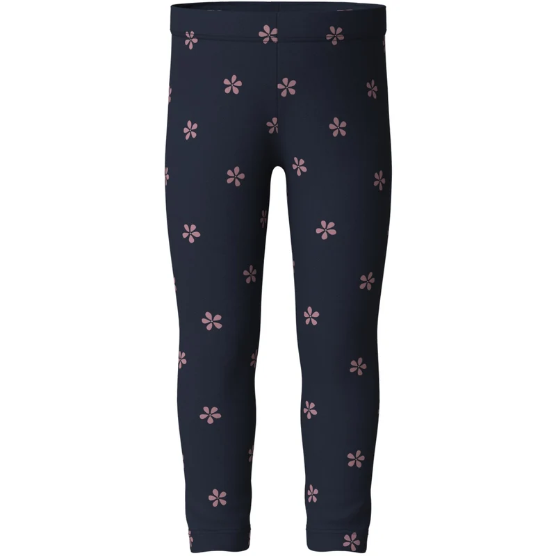 Name It Navy Blazer White Flower Nmfdavina Aop Swe Leggings Bru