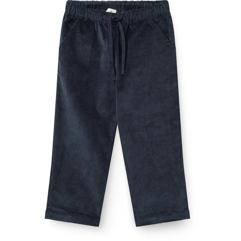 COPENHAGEN COLORS Navy Corduroy Pant W. Adj. Waist