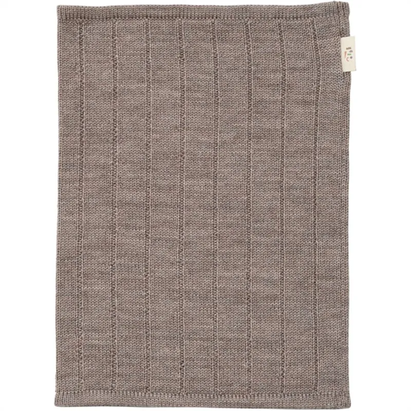 Copenhagen Colors Natural Melange Merino Ull Strikket Halsedisse