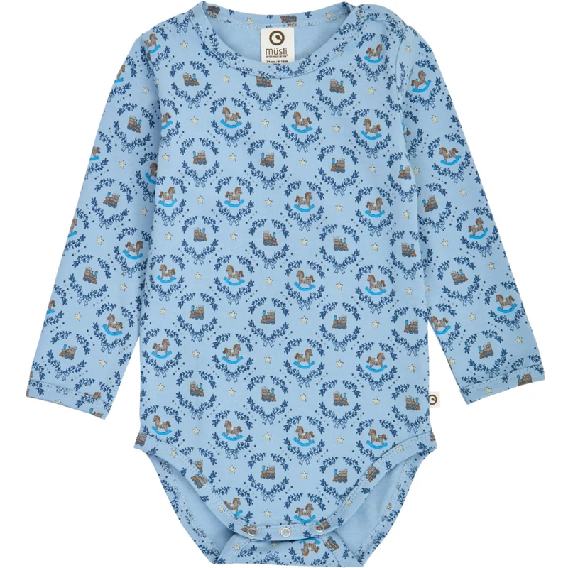 Müsli Soft Blue/ Navy/ Oak Heritage Train L/S Body
