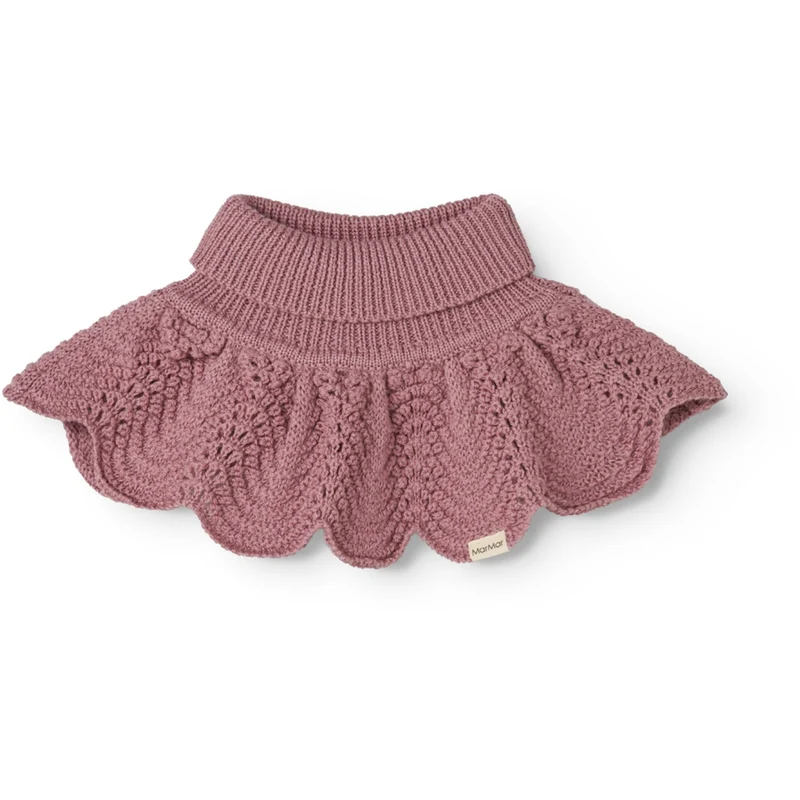 MarMar Light Cotton Wool Lace Autumn Russet Alani Neck Warmer