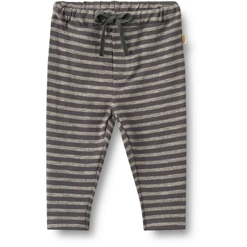 Wheat Dark Charcoal Stripe Jersey Bukser Manfred