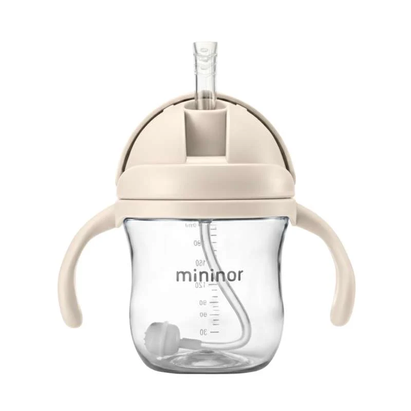 Mininor Straw Cup - Tritan - 220ml - Cloudy Morning