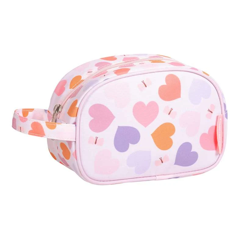 A Little Lovely Company Toiletry bag - Hearts