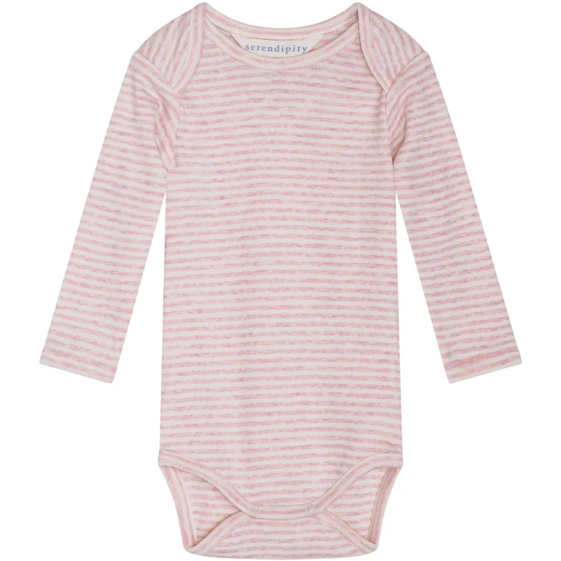 Serendipity Orchid/Offwhite Baby Body Stripe