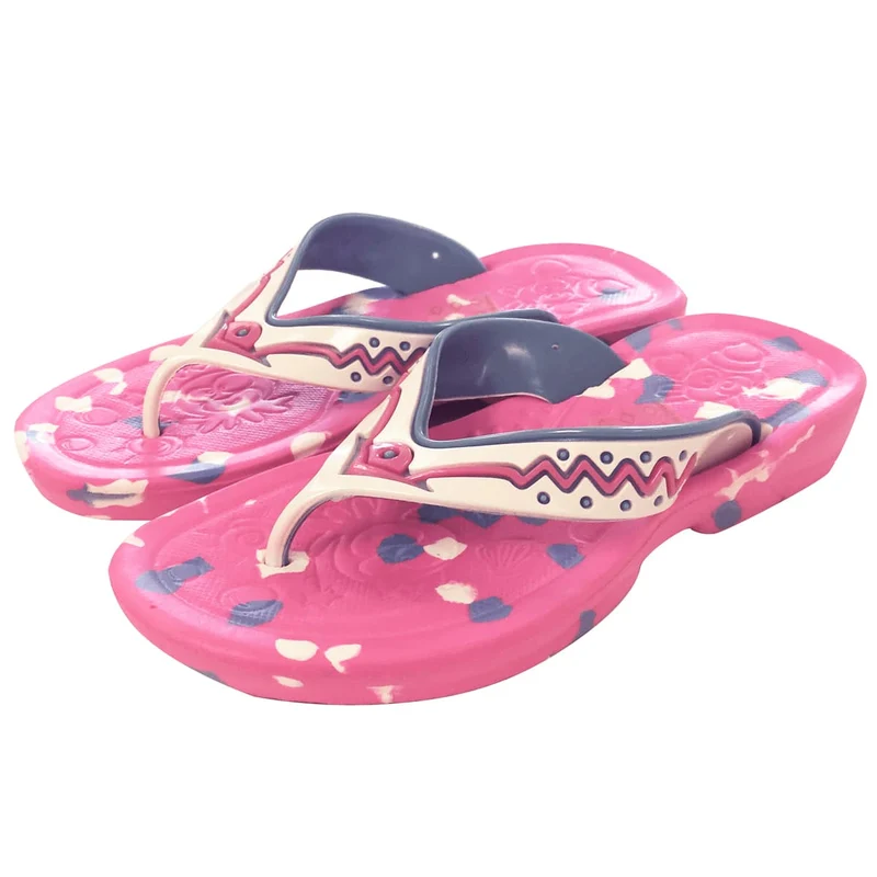Flip flops för barn med tåsplittring - rosa