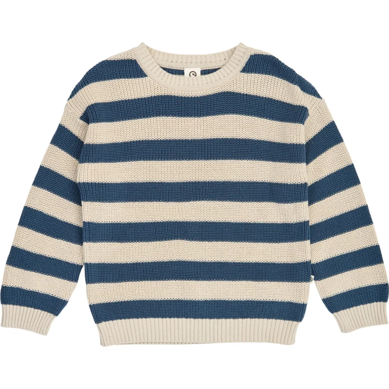 Müsli Navy Strikk Stripe Sweater